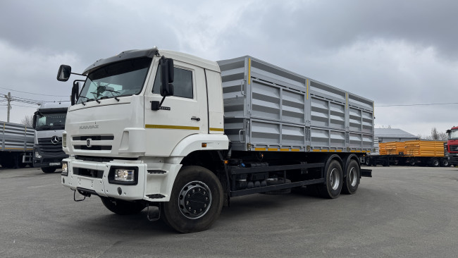 САМОСВАЛЬНЫЙ АВТОМОБИЛЬ ЗЕРНОВОЗ  653511 НА ШАССИ КАМАЗ-65117-В5